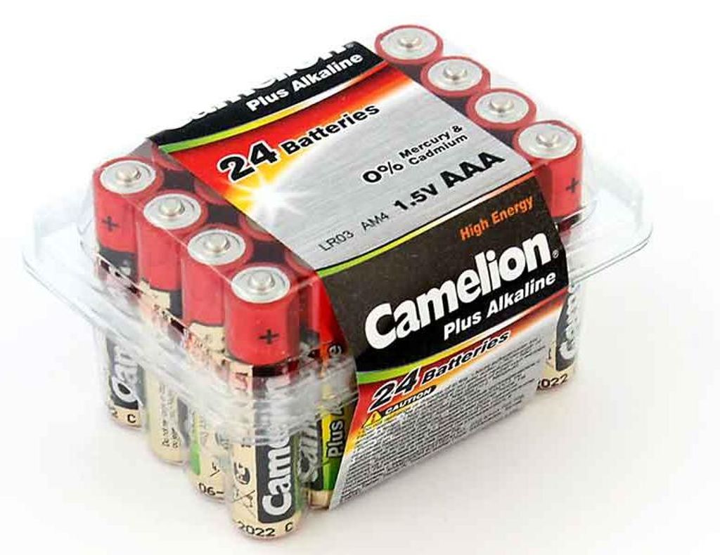 Batterie Camelion, Micro, AAA, LR03, Plus Alkaline, 1,5V (VE24)