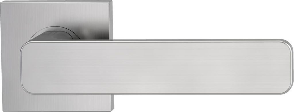 GRIFFWERK Rosettengarnitur MINIMAL MODERN SIEGER DESIGN eckig OS - Samtgrau