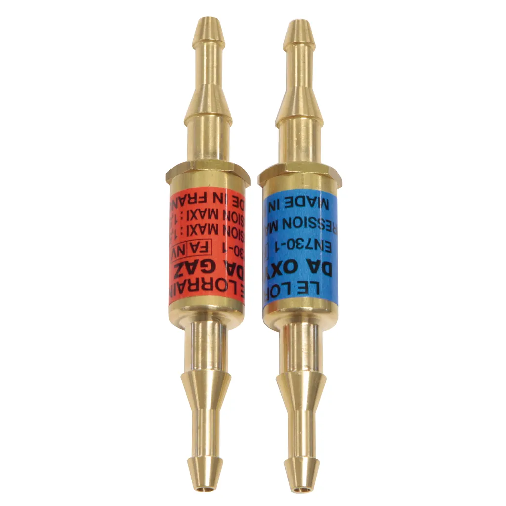 Lot de 2 antiretours pare-flamme OX & AD GYS 039070 pour chalumeau