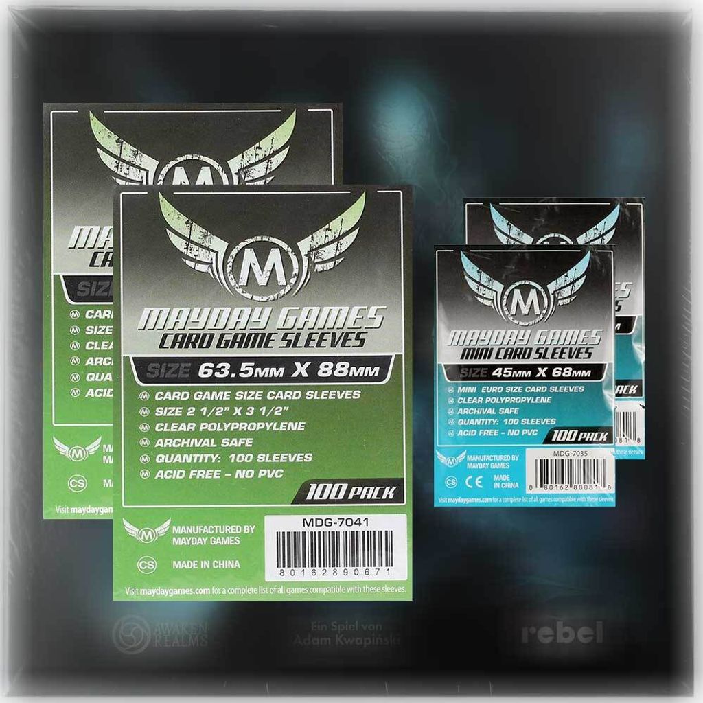 Mayday Standard Sleeves Hüllen 7035 + 7041 Vorteilspack für Nemesis