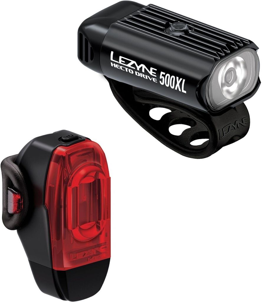 Lezyne Hecto Drive 500XL/KTV Drive+ Pair Black 500 lm-40 lm Produktbild 