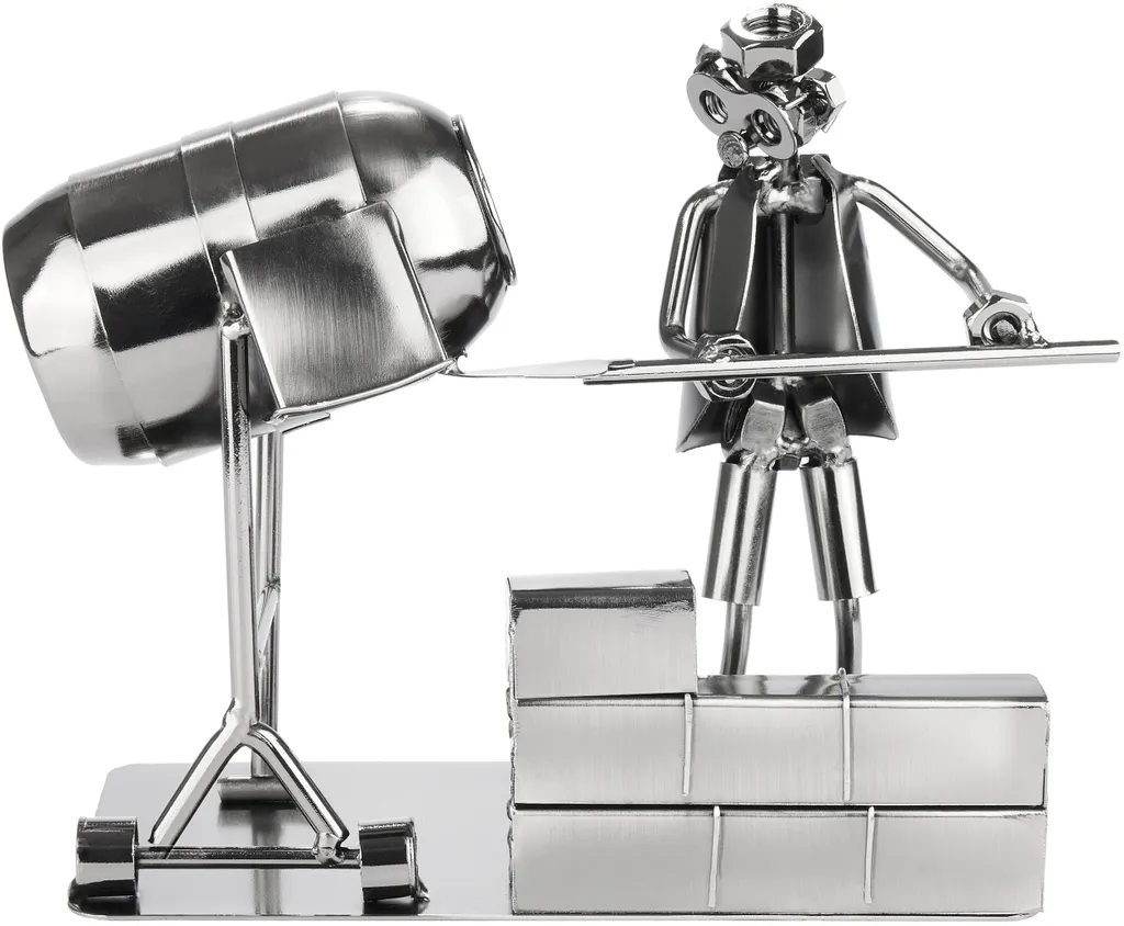Trouvez le Cadeau Original pour Maçon : Figurine Métal Bétonnière Pro
