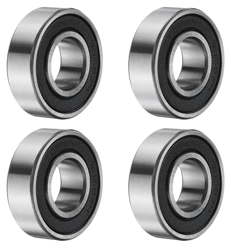 4 Stš¹ck 99502H-2RS Rillenkugellager 5/8 x 1-3/8 x 7/16 Zoll Chromstahl-Lager Doppelt abgedichtet ABEC3 ZV2 Lager