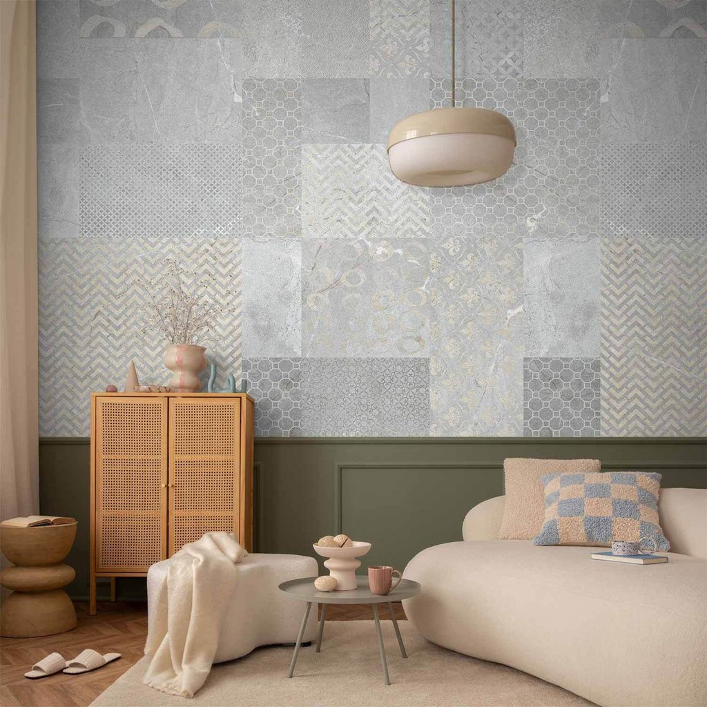 Vlies Fototapete - Tiles 400x280 cm Muster f-B-0158-a-a