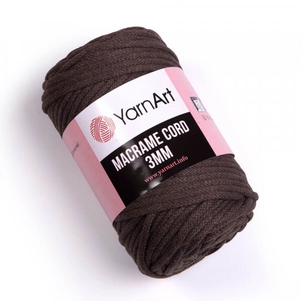 Yarn Art Macrame Cord 3 mm 85 m 769 Brown Špagát Obrázok produktu 