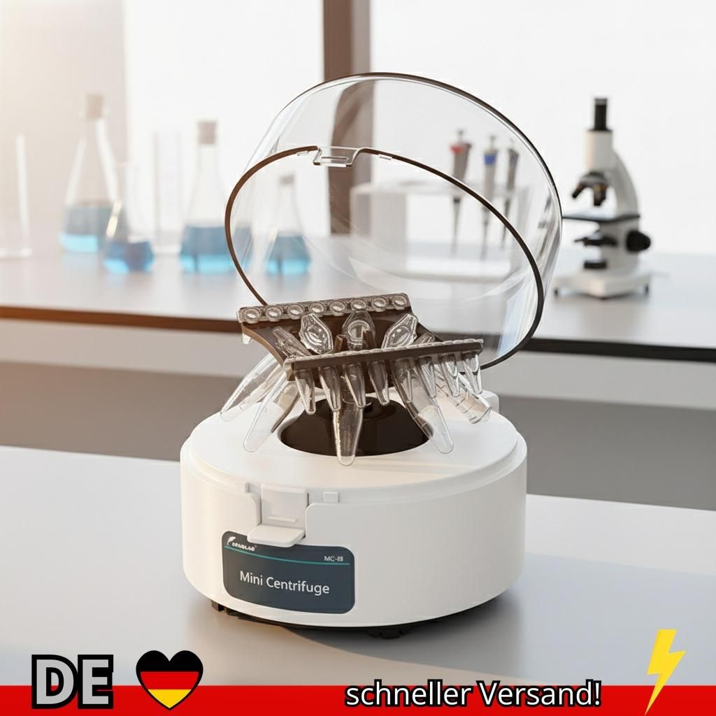 JOANLAB Mini-Zentrifugenmaschine PCR-Plasma-Zentrifuge Labor-Mikrozentrifuge