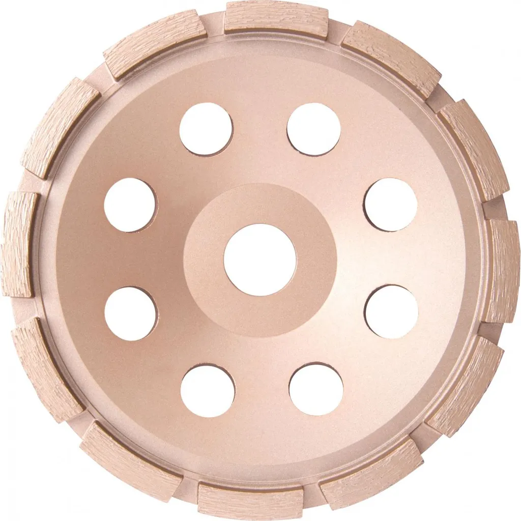 Meule diamantée à une rangée Ø 150x22,2mm pour ponçage de béton