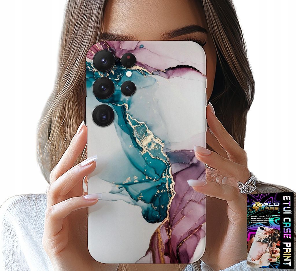 Etui Für Samsung Galaxy S24 Ultra - Elegantes, Marmoriertes Damenetui