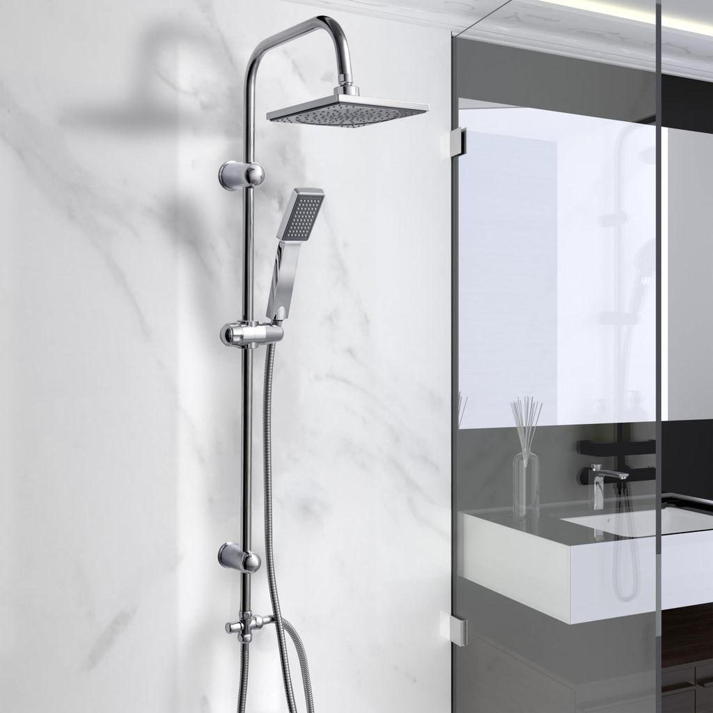 sanicomfort Duschsäule/Duschpaneel "FINE SHOWER" in chrom Produktbild 