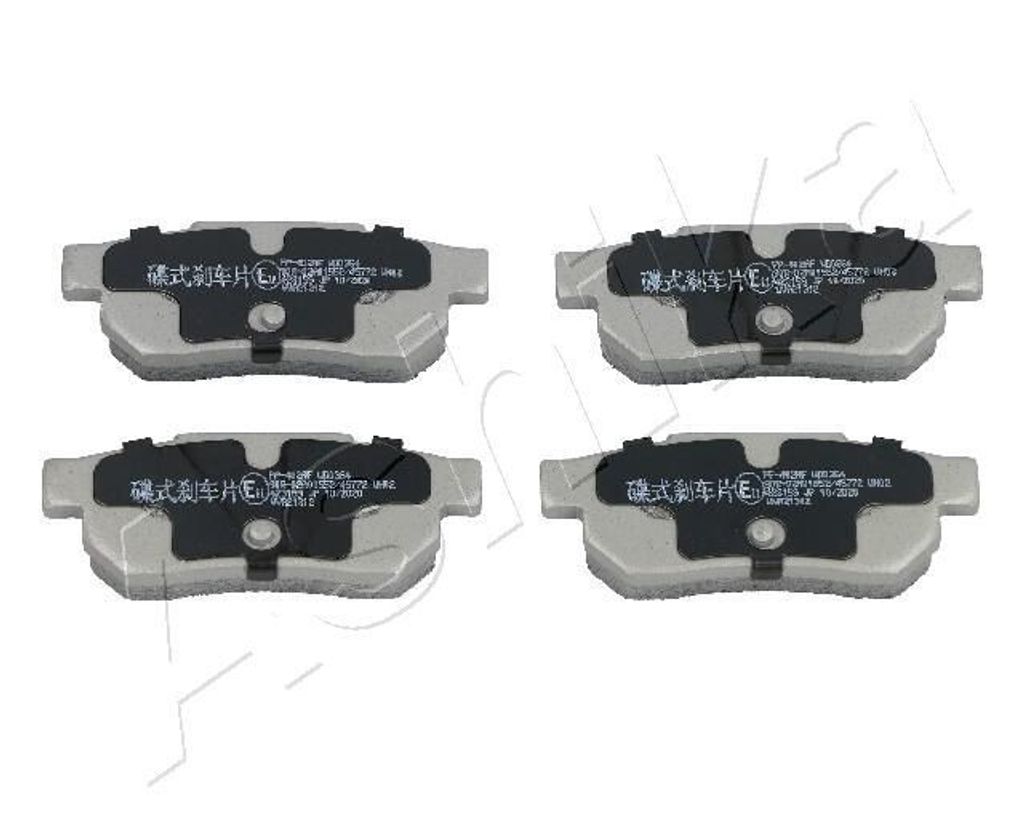 ASHIKA Bremsbeläge Satz Hinten für HONDA CIVIC VI Hatchback (EJ, EK) 51-04-402