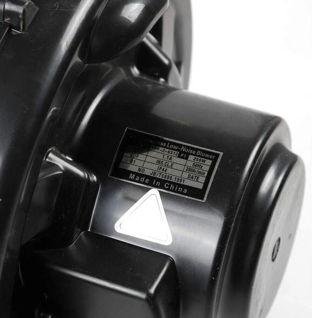 Souffleur électrique 250W 220V à pression élevée pour structures gonflables