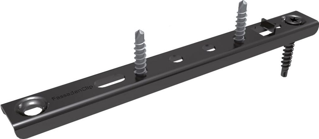 FassadenClip FCS unsichtbare Befestigung von Holzfassaden 115 x 22 mm 300 Stück