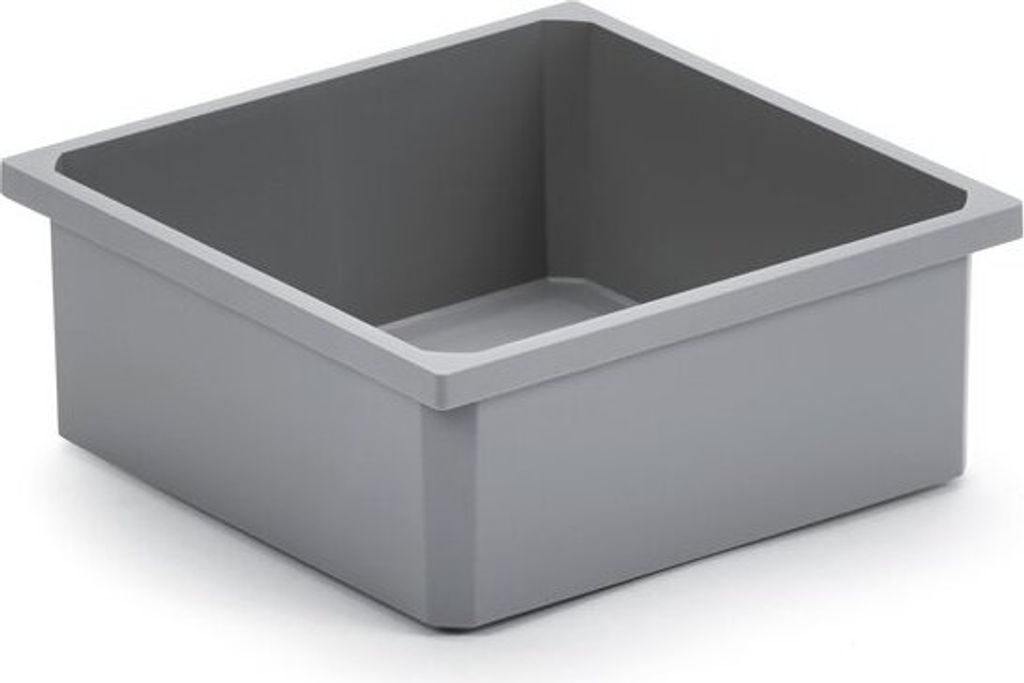 Naber, Aufbewahrungsbox groß, dunkelgrau (2,7 Liter) - Mülleimer