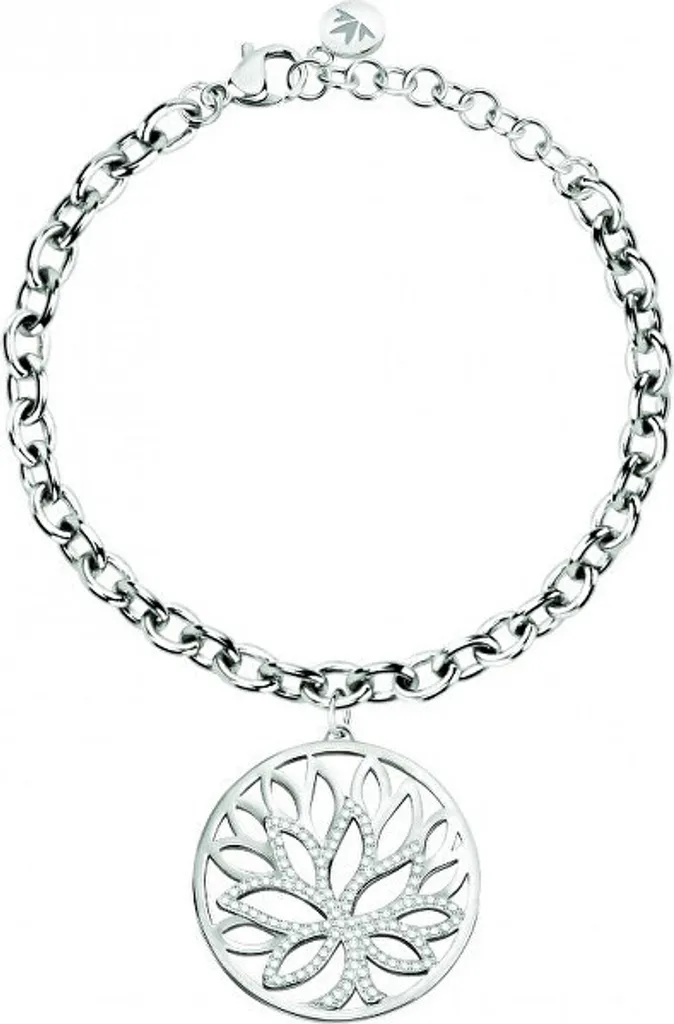 Bracciale glitterato albero della vita Loto SATD13