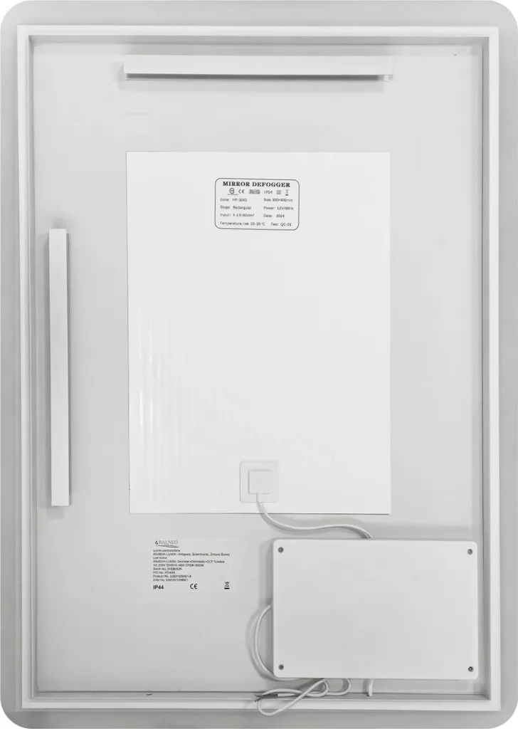 Miroir de salle de bain LED rectangulaire avec éclairage modulable - 3
