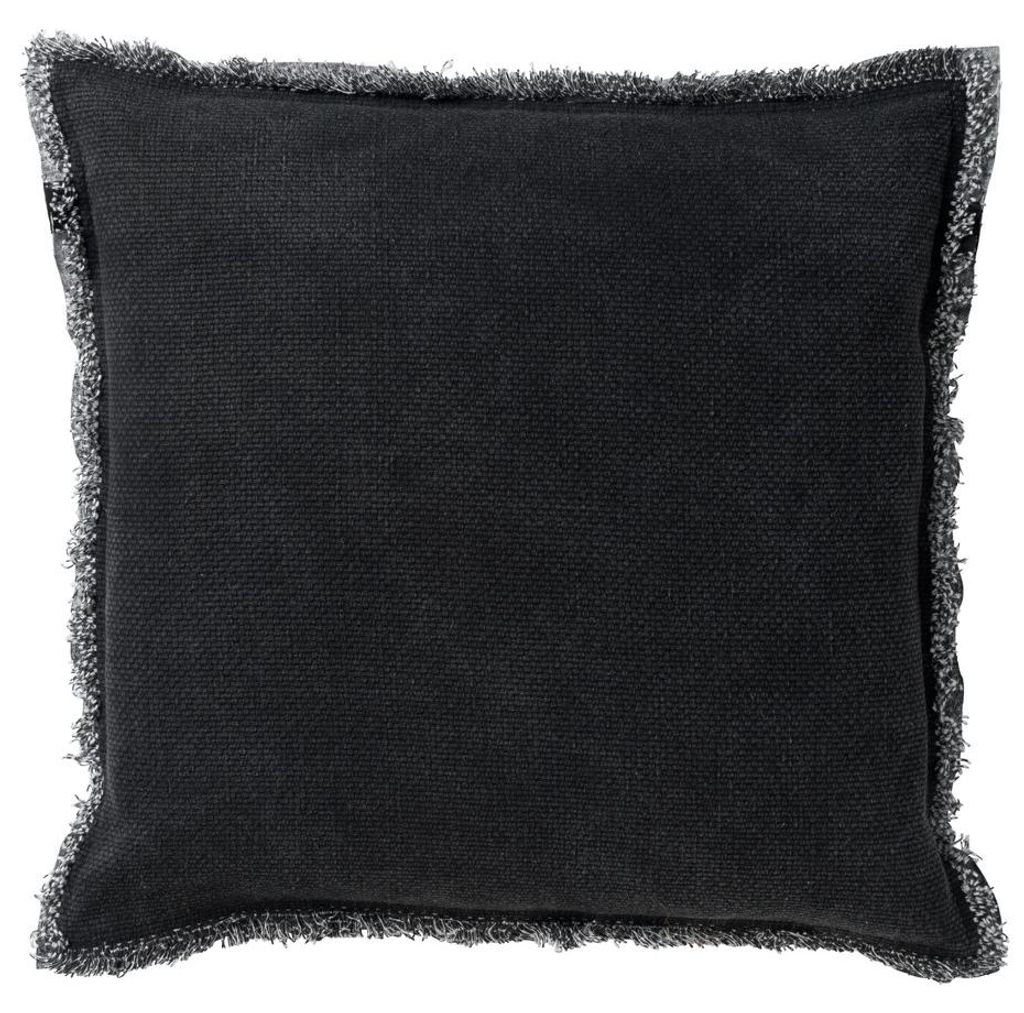 Dutch Decor Dekokissen Burto 60x60 cm Schwarz