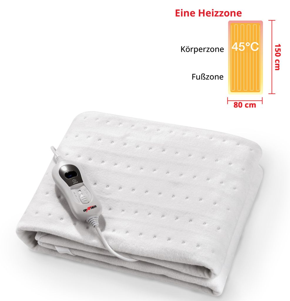 Elektryczny podgrzewany koc pod materac Grafner 150 x 80 Zdjęcie produktu 