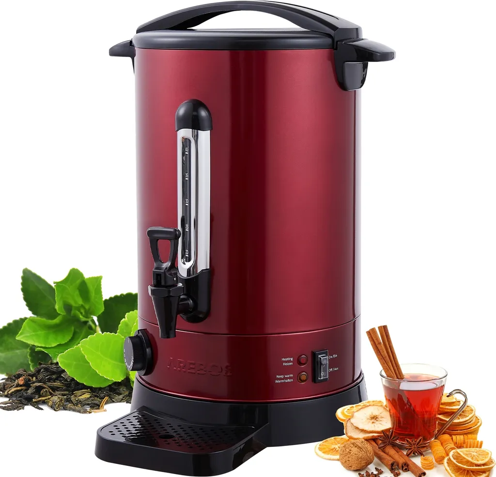 Service de vin chaud sans gâchis - Bouilloire 8,8L avec égouttoir