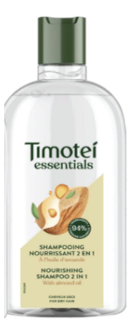 Timotei shampoo droog haar 750ML 2 In 1 amandelolie