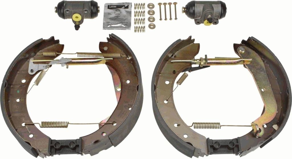 TRW Bremsensatz Trommelbremse Hinten für FIAT DUCATO Kasten (280) GSK1147