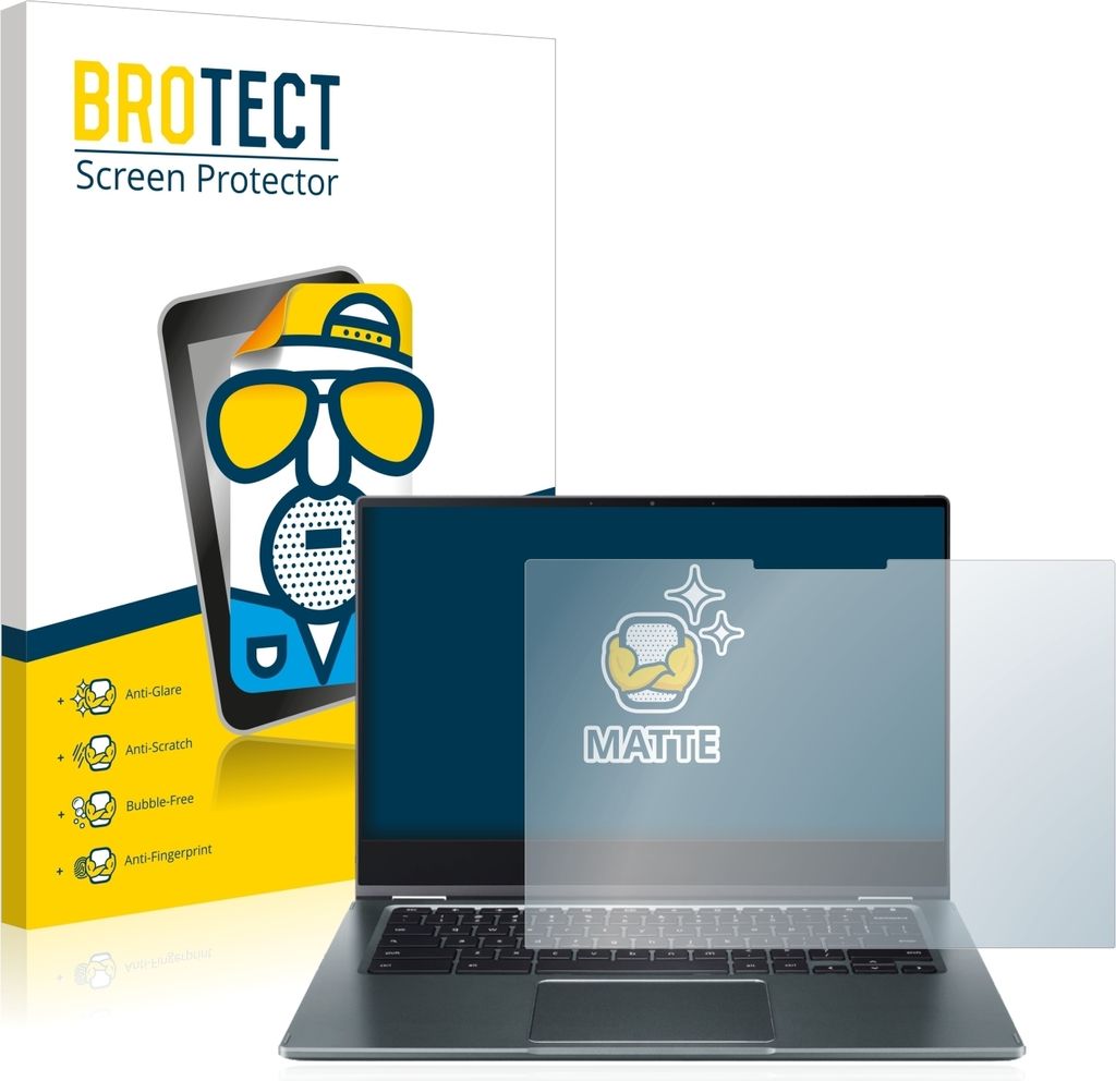 BROTECT Schutzfolie für Acer Chromebook Spin 514 Displayschutz Displayschutzfolie Folie Matt Entspiegelungsfolie