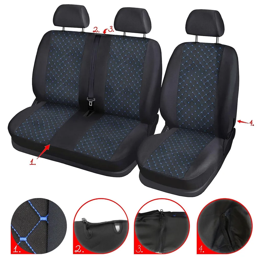 Coprisedili per autobus 2+1 per Mercedes Sprinter W907 W910 Coprisedili in tessuto poliestere