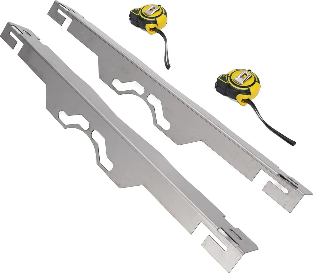 Kit de mesure de parallélisme auto en acier avec rubans de précision