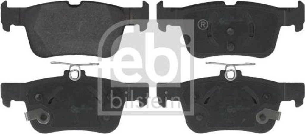 FEBI BILSTEIN 16943 Bremsbelagsatz, Scheibenbremse OE 2018449 kompatibel mit Focus, Galaxy, Kuga, Mondeo, S-Max