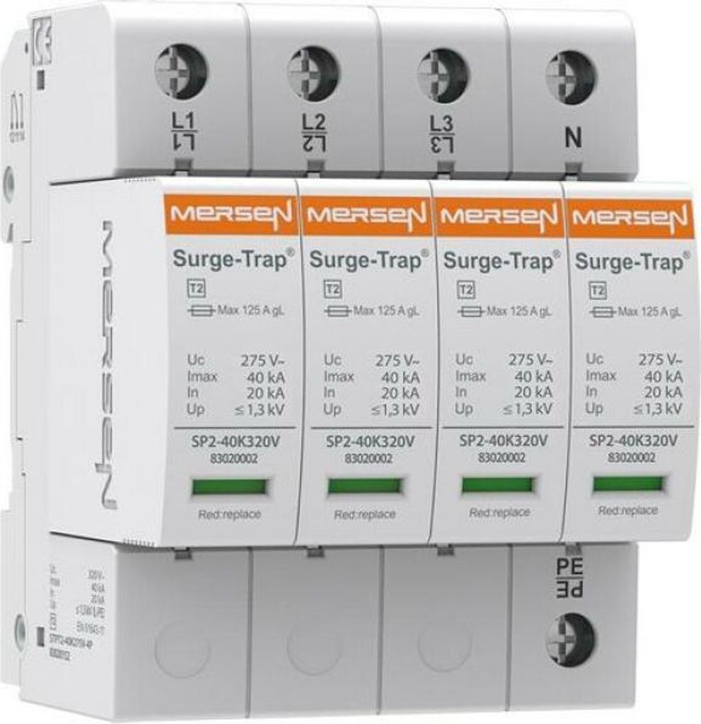 Mersen Ü-ABLEITER T2 275V 4P TNS (STPT2-40K275V-4P) Produktbild 