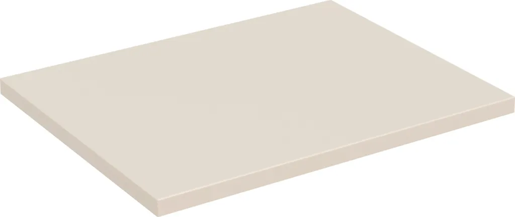 Plan de toilette 60 cm en MDF beige sable pour vasque à poser