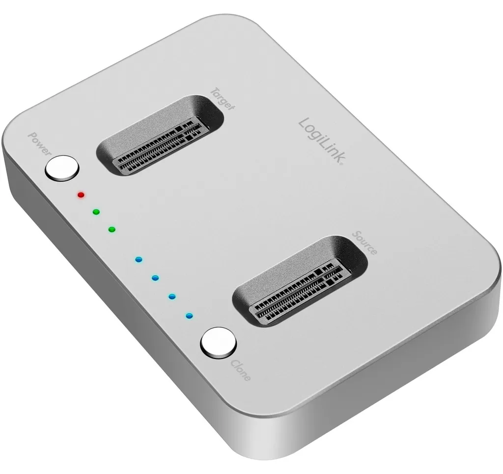 LogiLink QP0033 Station SSD USB-C avec clonage autonome sans PC