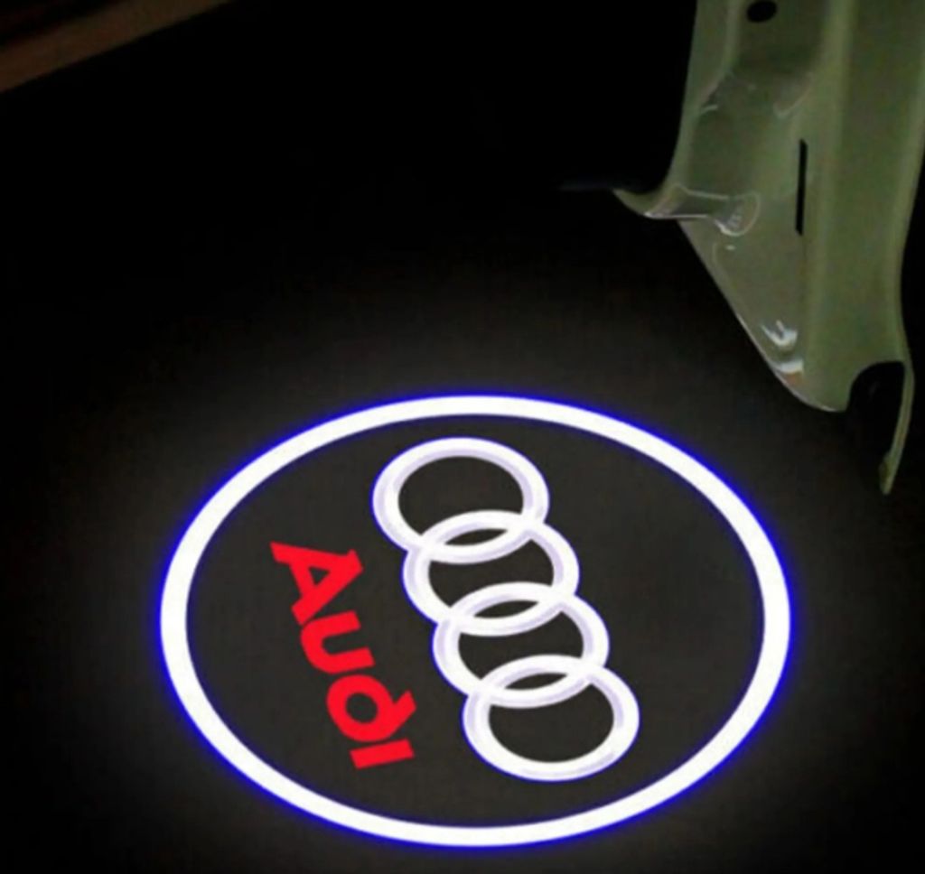 Audi Logo Projektor Willkommen Licht