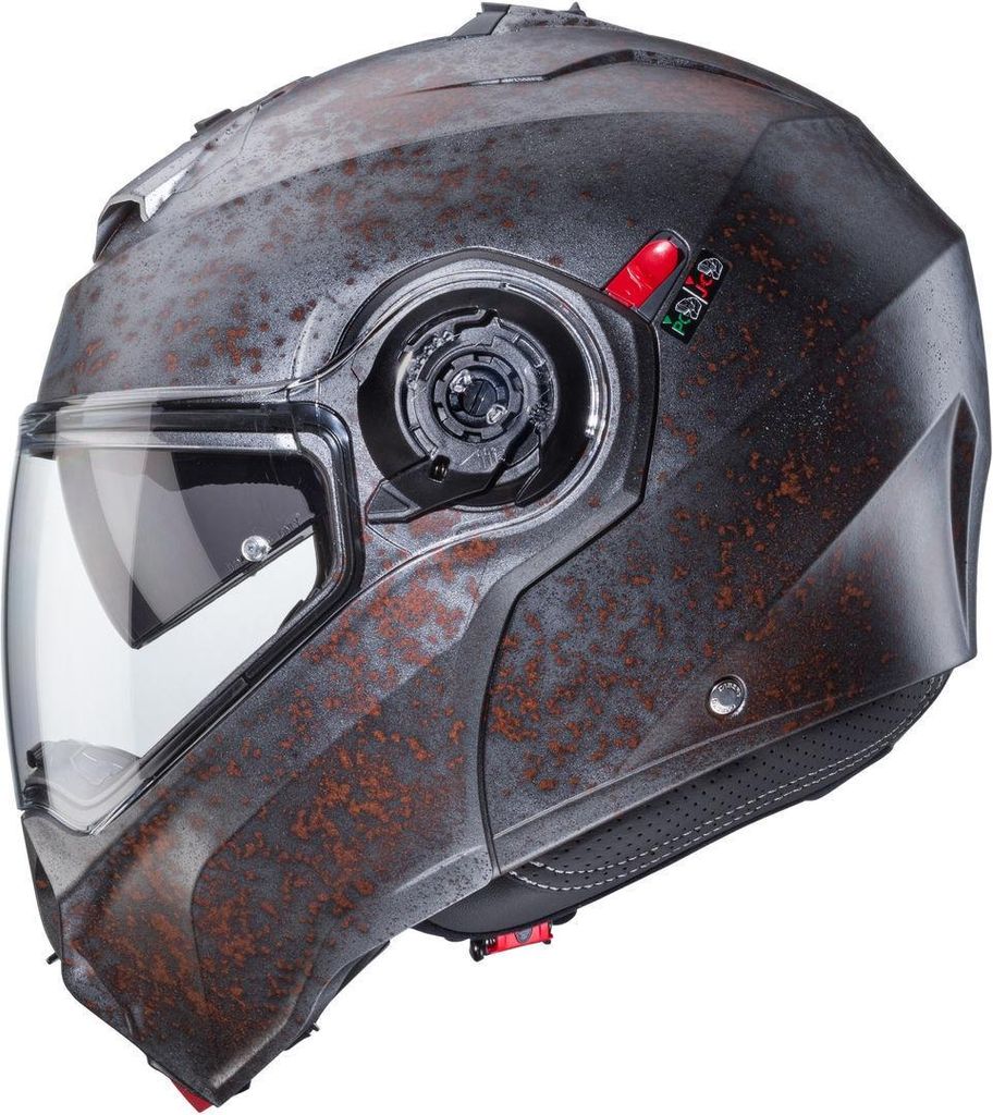 Caberg Duke Evo Rusty, casco ribaltabile grigio-marrone : L Immagine del prodotto 