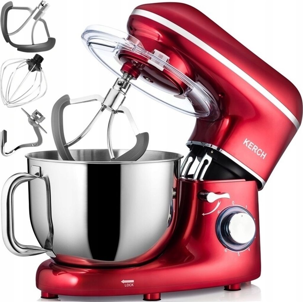 Planeten-Küchenmaschine Kerch Mychef 4000W 6.2L Metallantrieb 6 Geschwindigkeiten