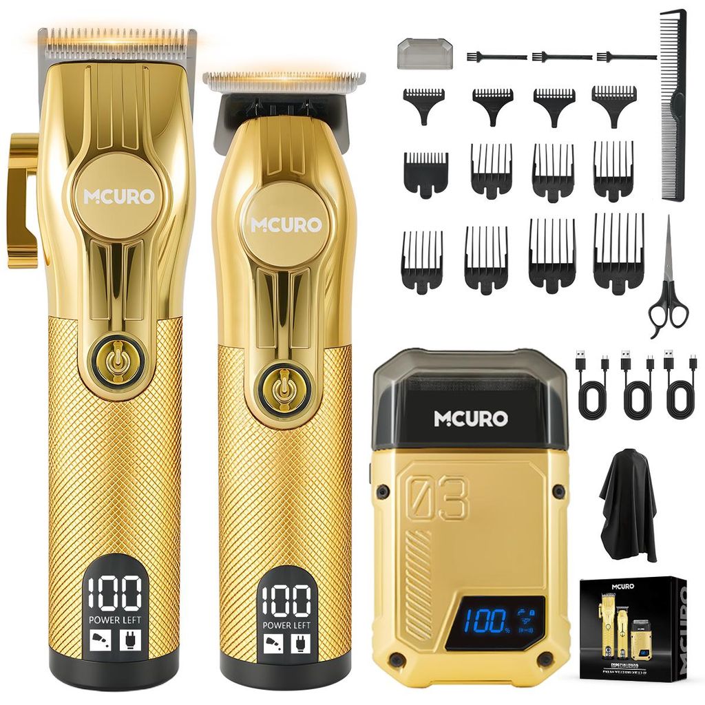 MCURO Profi Haarschneidemaschine & T-Blade Trimmer Set für Produktbild 