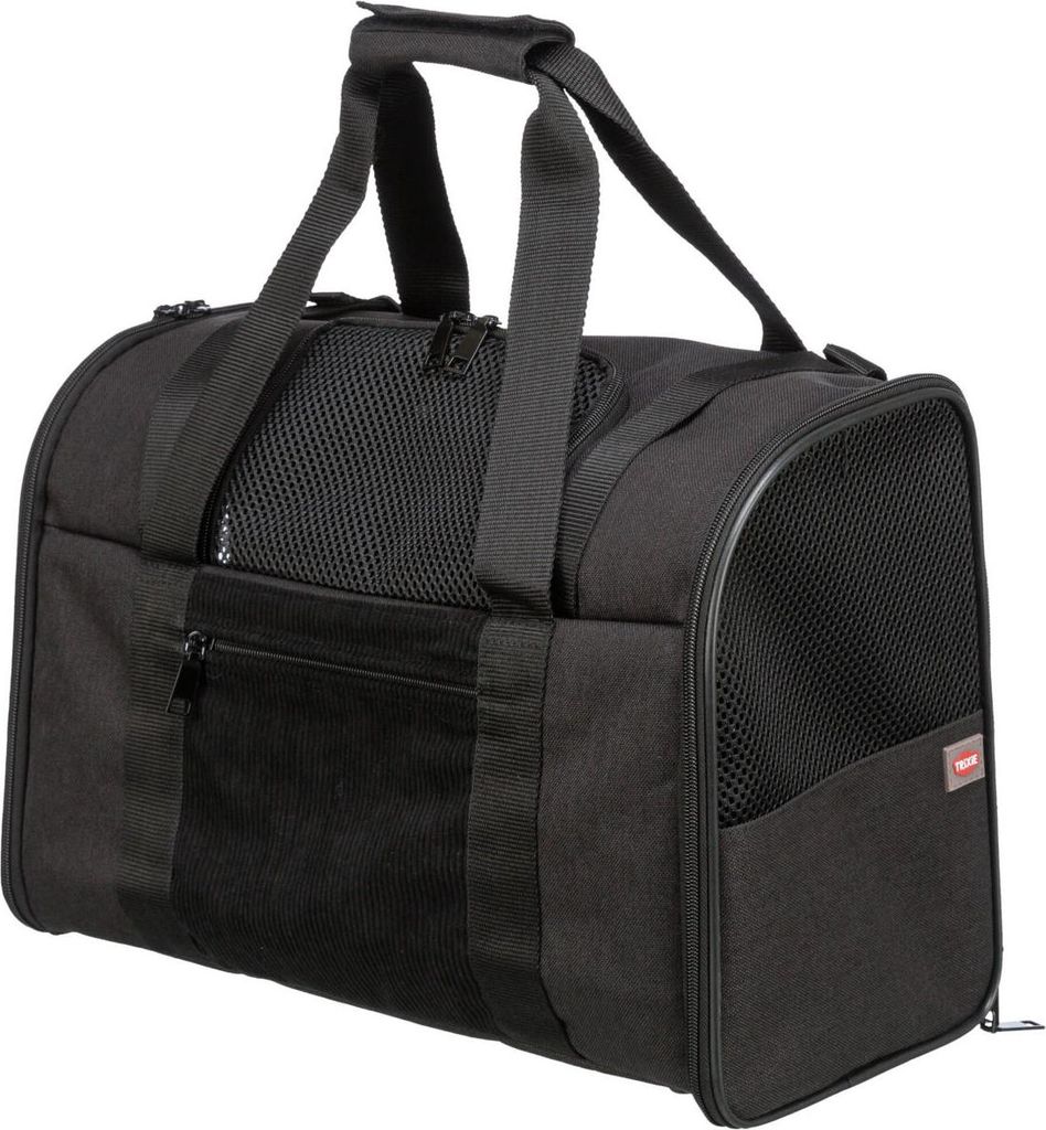 TRIXIE Rucksack Connor - schwarz/grau - 42 × 29 × 21 cm