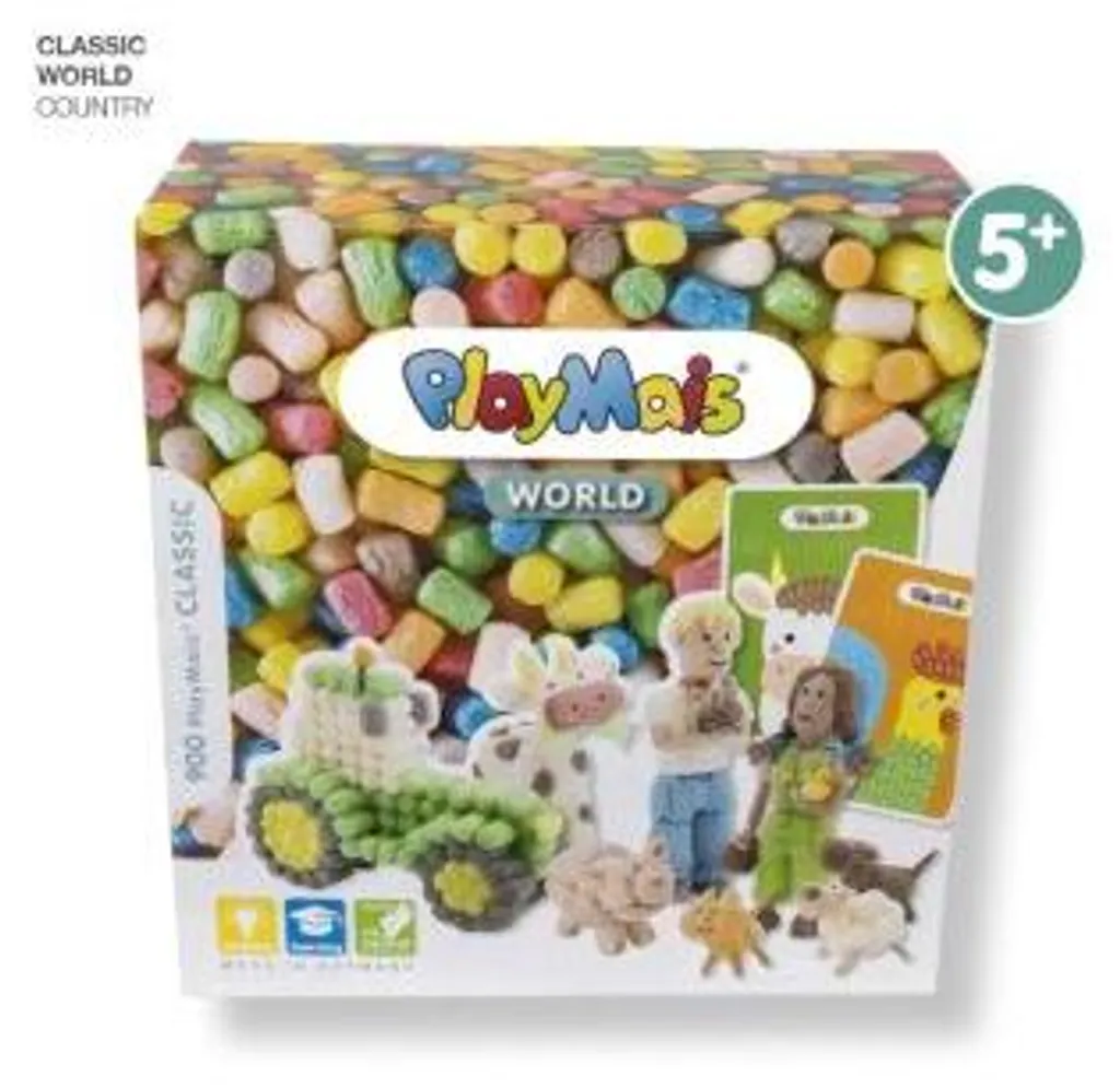 PlayMais World Country flocons de maïs biodégradables thématiques 3D