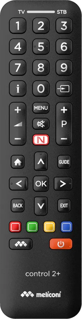 Meliconi Control 2+ Telecomando IR Wireless TV Set-top box TV Pulsanti