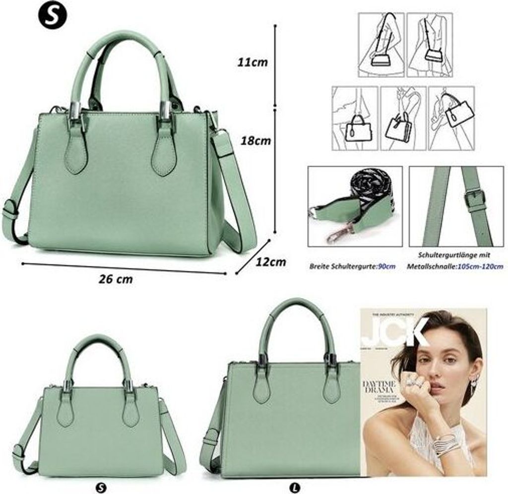 Mofut Handtasche, Damen Handtasche, Henkeltasche Frau Produktbild 6