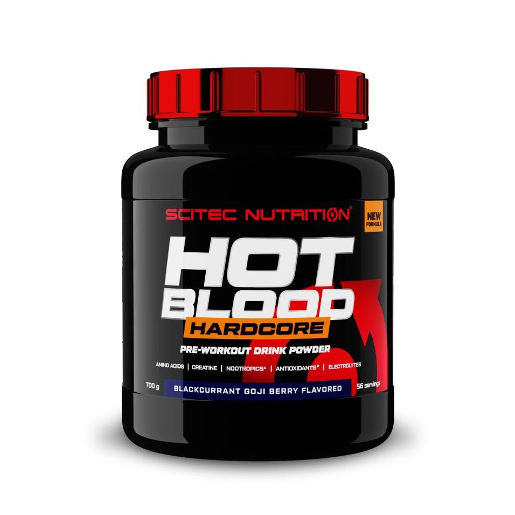 Scitec Nutrition Hot Blood Hardcore, 700g, Blackcurrant Goji Berry