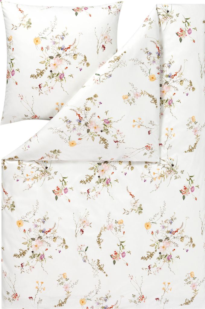 Estella Interlock Jersey Bettwäsche Leoni 6622-985 Blumen Bunt 135x200
