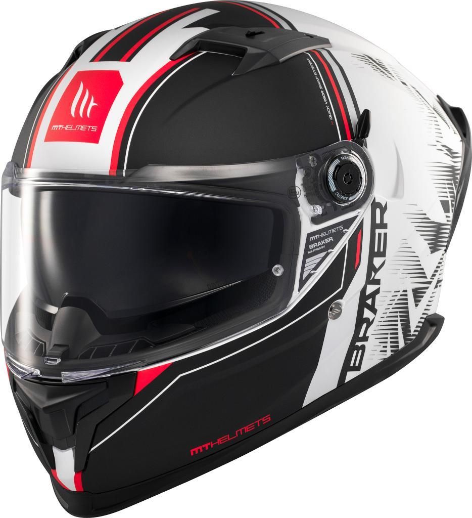 MT BRAKER SV CHARM Integralhelm L in schwarz/weiß Produktbild 
