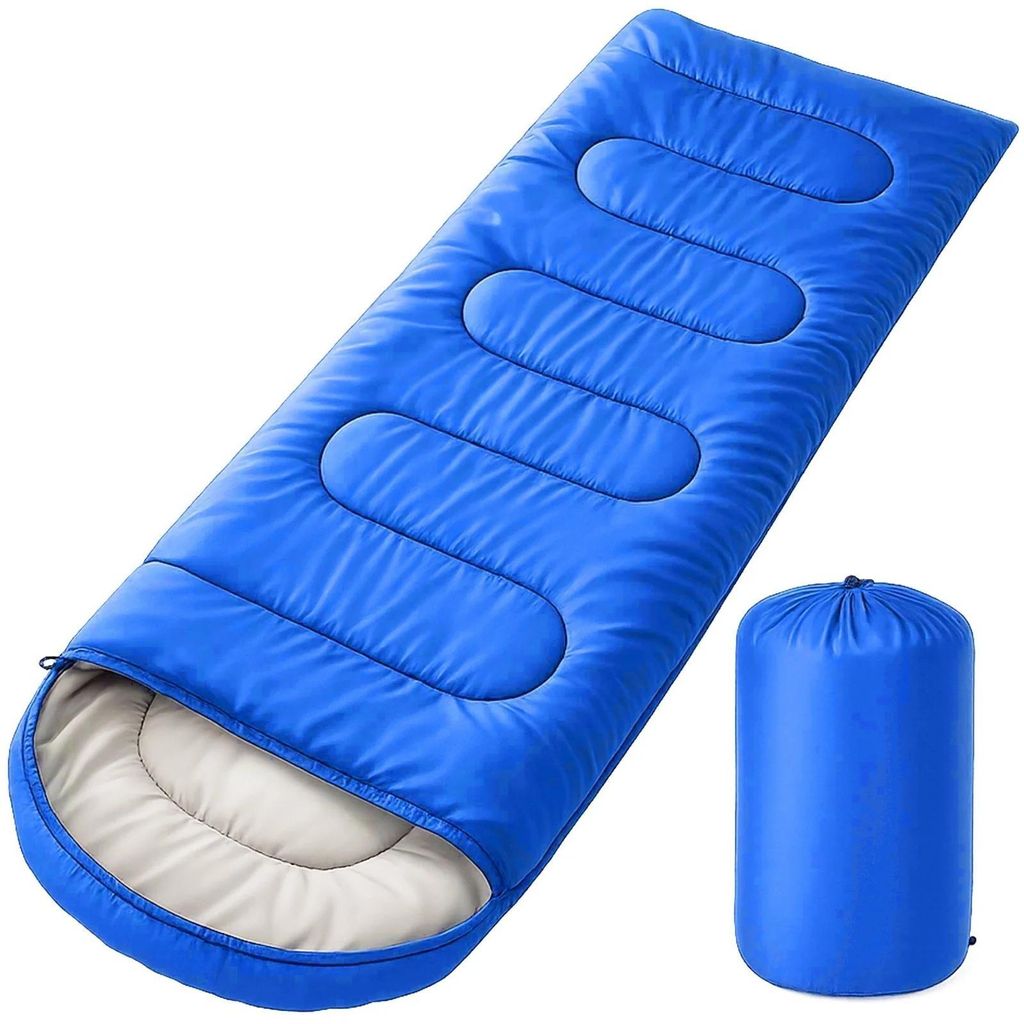 Spací vak turistický múmiový 200x70 cm teplý kempingový Obrázok produktu 