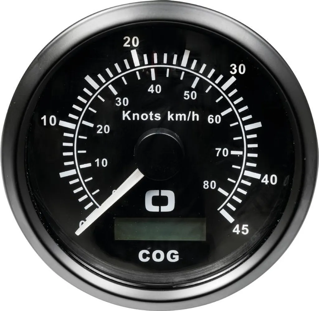 Compteur GPS Haute Précision avec Boussole Numérique Étanche Noir 12V