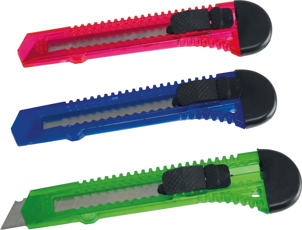 KINZO Cuttermesser-Set, 18 mm 3 Stück Produktbild 