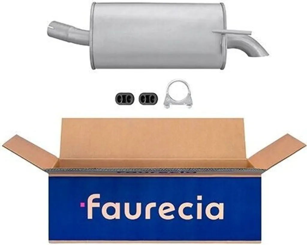 Silencieux arrière HELLA anti-corrosion pour Astra H - Réf 8LD 366 030-821
