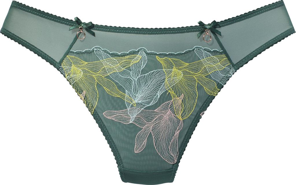 LASCANA String grün-multicolor Größe 32/34