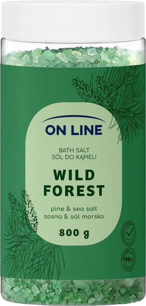 On Line Badesalz Wild Forest 800 g