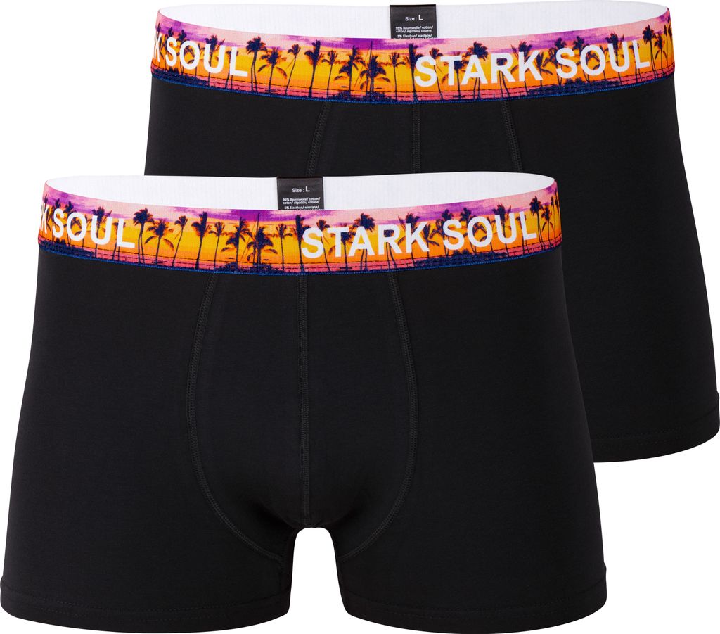Herren Retroshort / Boxershort "Sunset" im 2er Pack von Stark Soul XL