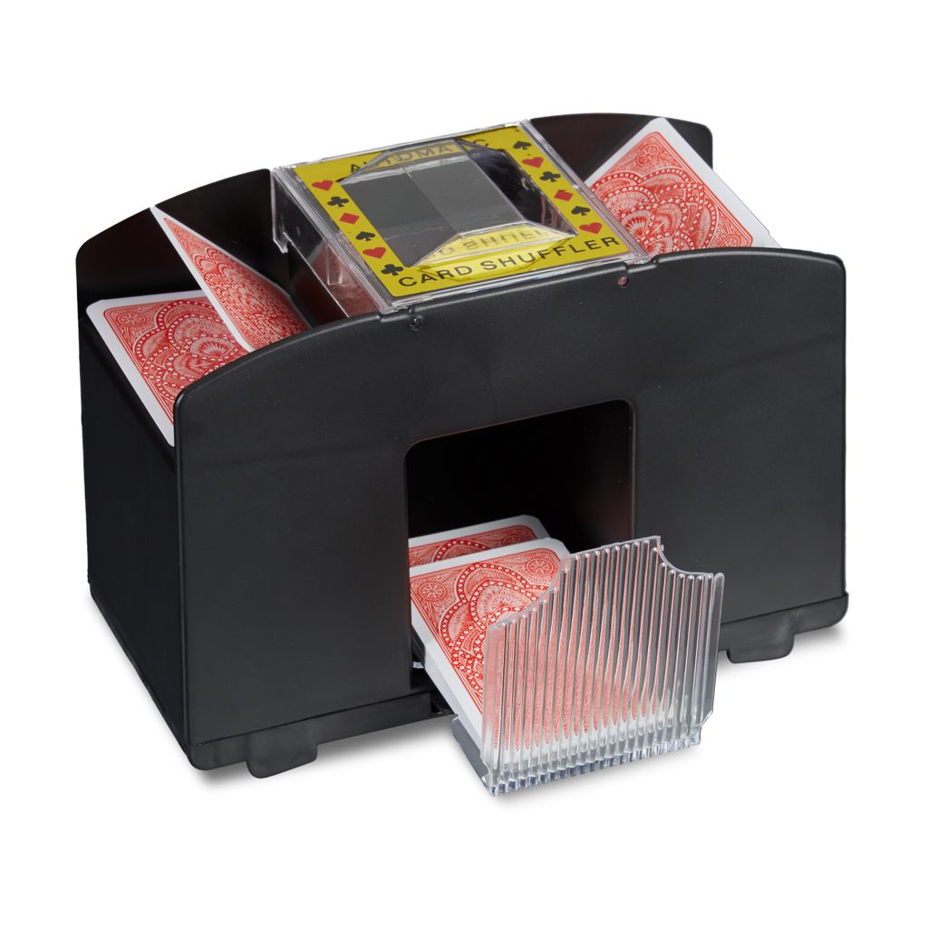 Automatische Kartenmischmaschine 2Decks Kartenmischgerät Poker Mischmaschine DHL 